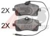 PEUGE 425478 Brake Pad Set, disc brake